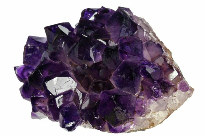 Dark Purple, Amethyst Crystal Cluster - Excellent Crystals #122091